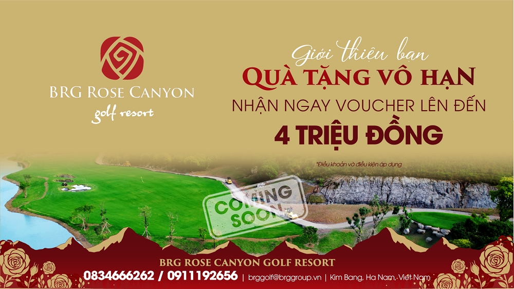 Ưu đãi hấp dẫn chưa từng có nhân dịp khai trương sân BRG Rose Canyon Golf Resort 1