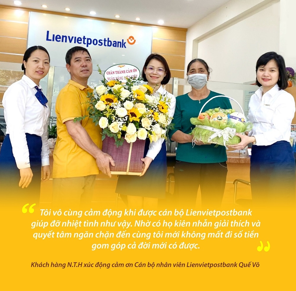 LienVietPostBank ngăn chặn lừa đảo, bảo vệ khách hàng