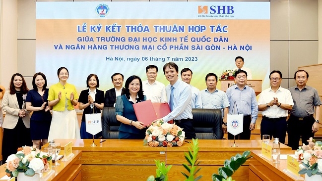 SHB tăng cường hợp tác với Đại học Kinh tế Quốc Dân