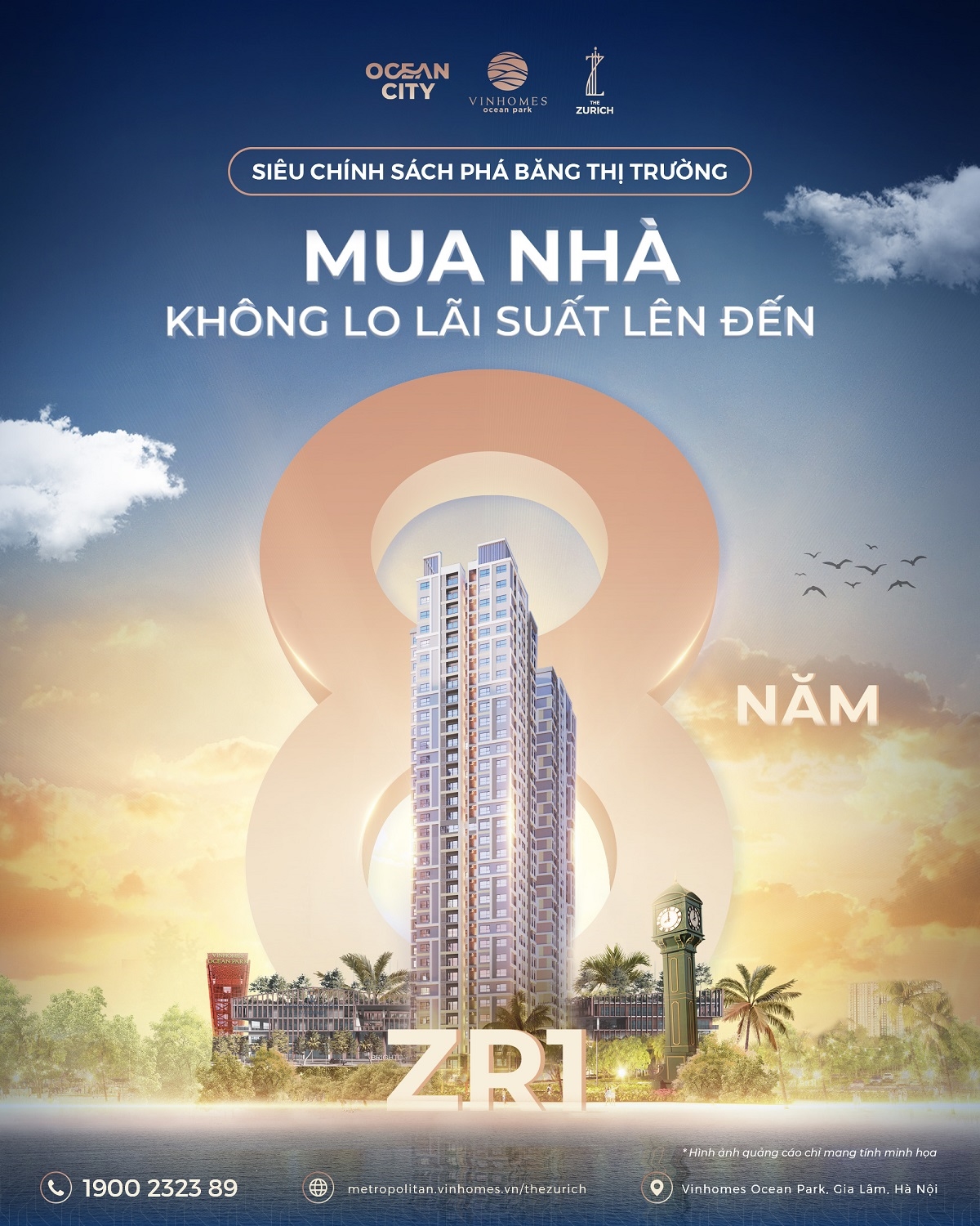 Mitsubishi và Vinhomes đồng hành áp dụng 'siêu chính sách' miễn lãi 8 năm tại The Zurich 1 - Vinhomes Ocean Park 1