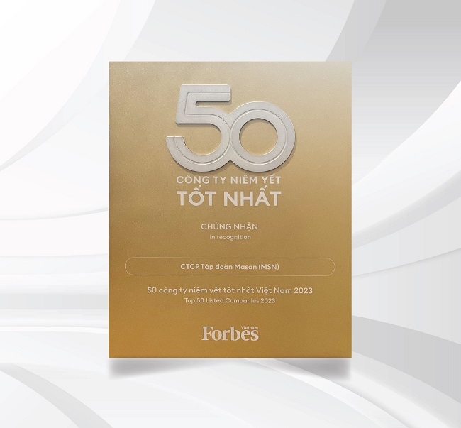 Top 50 công ty niêm yết tốt nhất tiếp tục gọi tên Masan Group