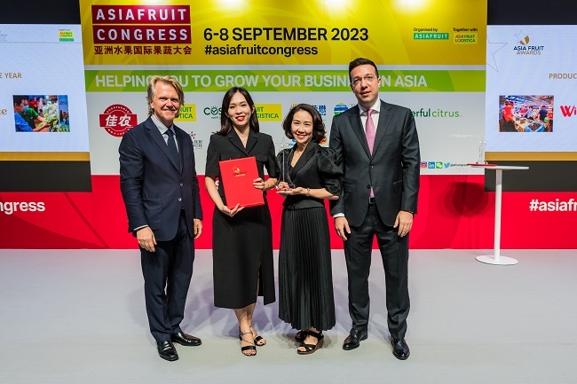 WinCommerce nhận giải 'Nhà bán lẻ của năm' tại Asia Fruit Awards 2023