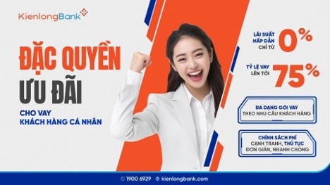 Ngập tràn đặc quyền ưu đãi cho vay dành cho khách hàng cá nhân tại KienlongBank