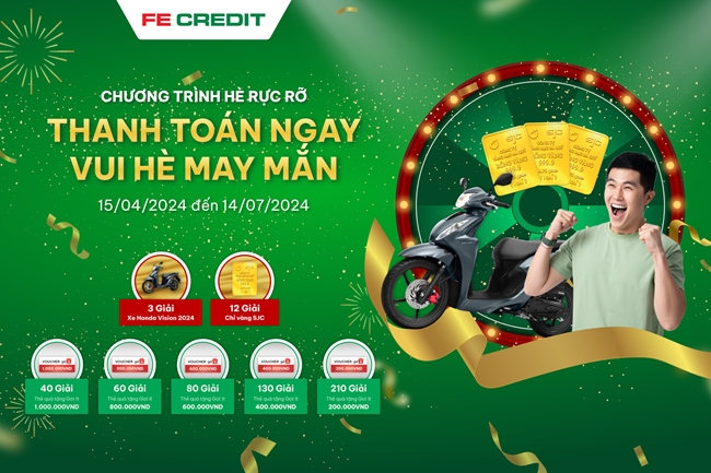 Chào hè rực rỡ cùng FE Credit: Đã tìm thấy chủ nhân của chiếc Honda Vision đầu tiên 3