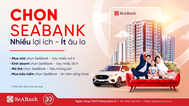 Hè tưng bừng, chọn SeABank - nhiều lợi ích - ít âu lo