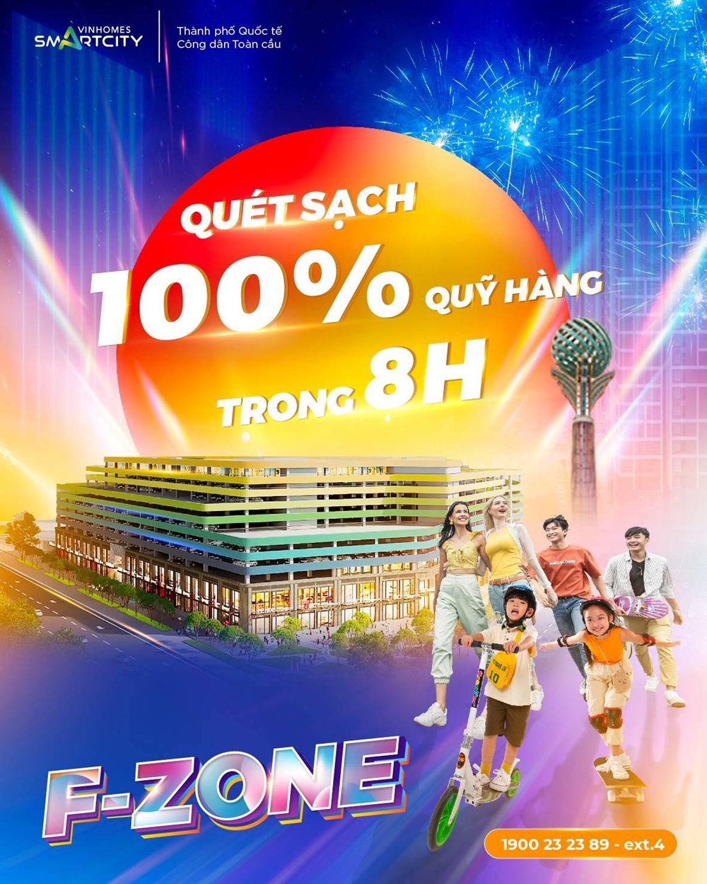 F-Zone viết tiếp kỷ lục cho khu Tây Hà Nội