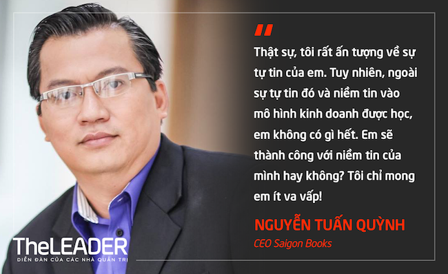 CEO Saigon Books Nguyễn Tuấn Quỳnh: Để khởi nghiệp bớt… đau thương!