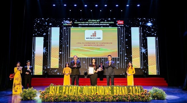 Với tiềm lực mạnh cùng chiến lược kinh doanh sáng tạo trong mùa dịch, Hải Phát Land đã vượt qua nhiều đối thủ để lọt Top 10 thương hiệu tiêu biểu Châu Á Thái Bình Dương năm 2021.