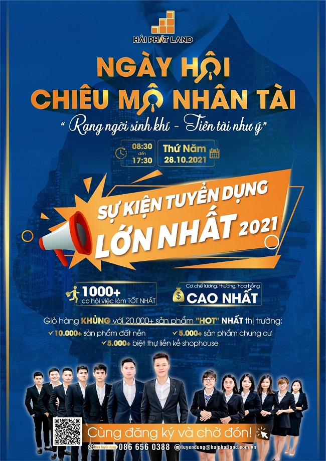 Hải Phát Land chiêu mộ 1.000 chiến binh bán giỏ hàng ‘khủng’ cuối năm