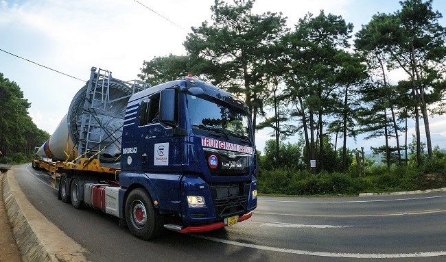 Siêu hành trình của các thiết bị siêu trường siêu trọng đến với dự án điện gió 1