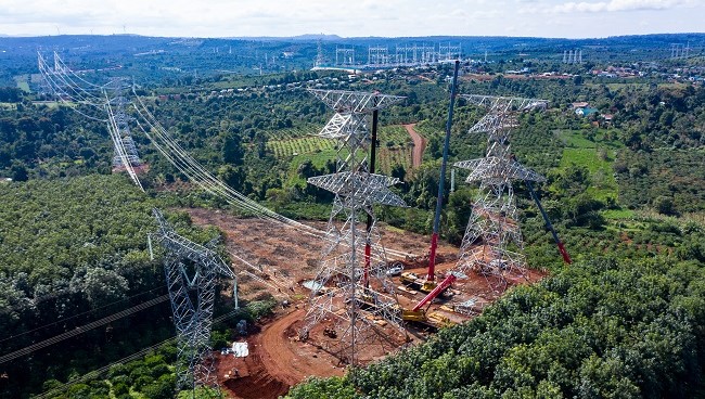 Trungnam Group đóng điện đường dây 500kV dự án điện gió 16.500 tỷ đồng 2