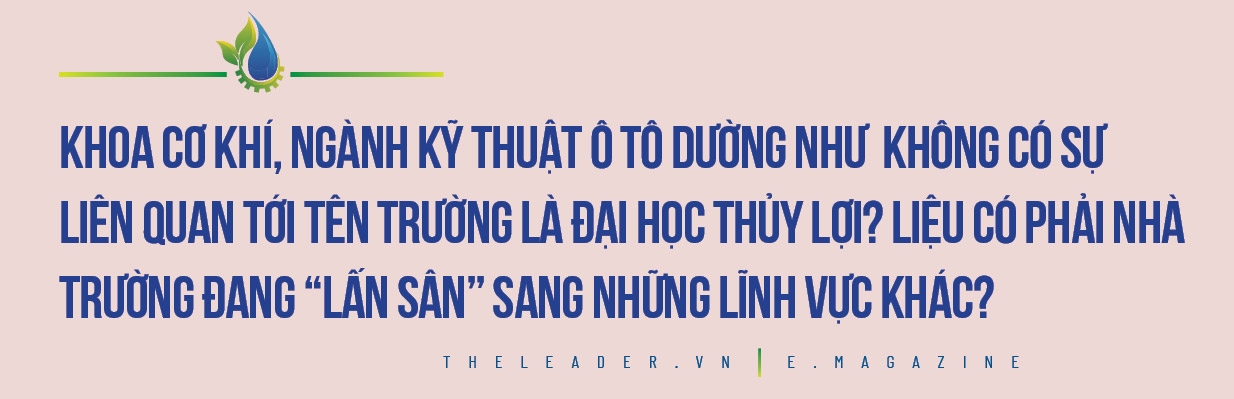 Giảng đường đặc biệt và cách giải bài toán đầu ra của Đại học Thủy Lợi 2