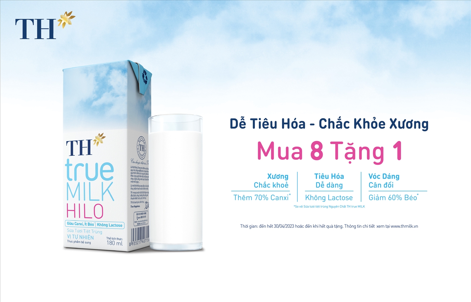 TH true MILK HILO: Sữa giàu canxi, ít béo từ trang trại đạt kỷ lục thế giới