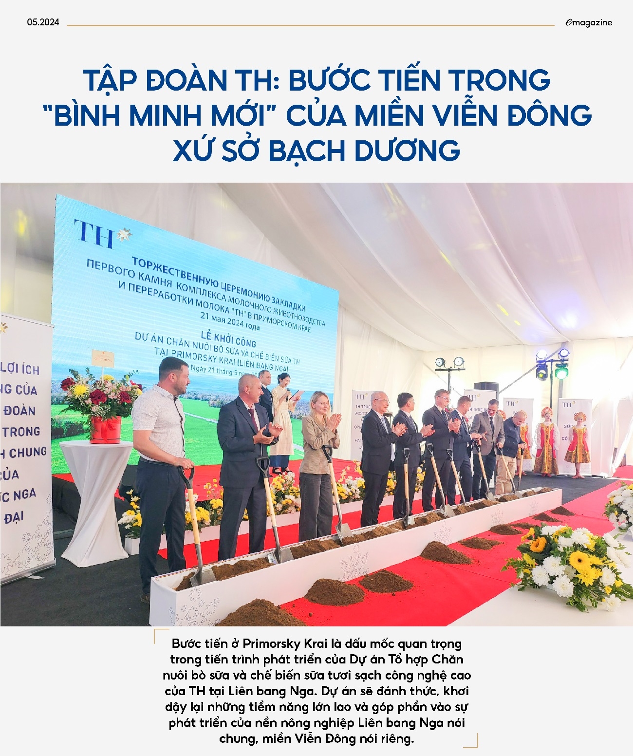 Tập đoàn TH: Bước tiến trong “bình minh mới” của miền Viễn Đông xứ sở Bạch dương