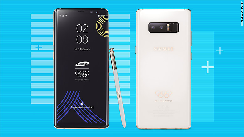 Samsung ra mắt Galaxy Note 8 bản đặc biệt dành riêng cho các vận động viên Olympics