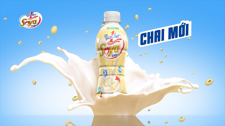 Number 1 Soya Canxi với thông điệp “chai mới siêu cool, xương siêu cứng” 2