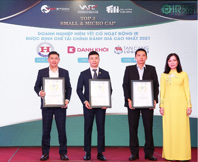 Tập đoàn Danh Khôi nhận “cú đúp” giải thưởng tại IR Awards 2021