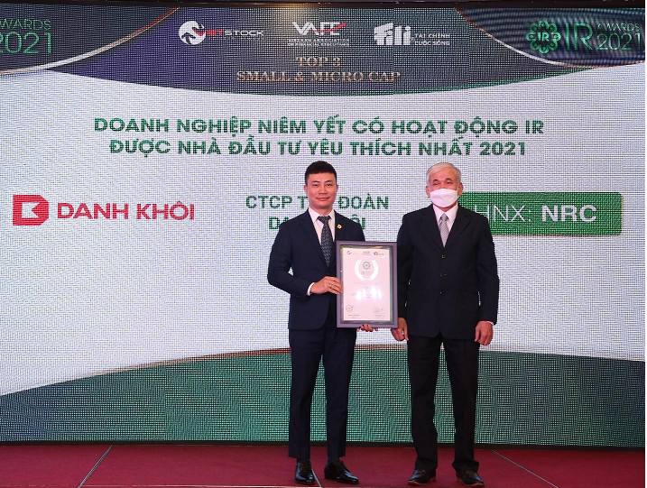 Tập đoàn Danh Khôi nhận “cú đúp” giải thưởng tại IR Awards 2021 1