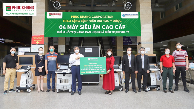 Phuc Khang Corporation đồng hành cùng lực lượng tuyến đầu chống dịch Covid