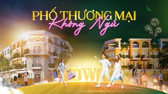 Sài Gòn Town - Phố thương mại không ngủ đầu tiên tại Long An