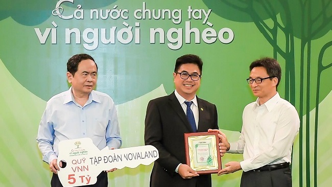 Novaland chung tay góp sức vì người nghèo