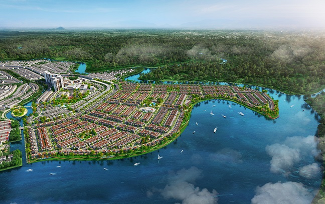 Đô thị đảo được săn đón nhờ địa thế phong thủy
