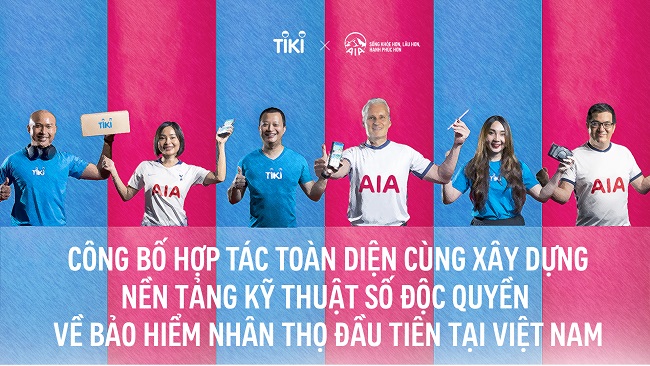 AIA Việt Nam ký hợp tác chiến lược với Tiki