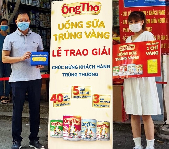 Vinamilk mừng sinh nhật 45 năm sữa đặc Ông Thọ