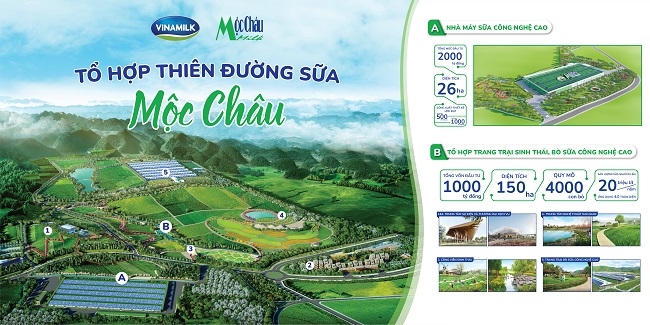 Vinamilk và Mộc Châu Milk khởi công dự án ‘Tổ hợp thiên đường sữa Mộc Châu’ 1