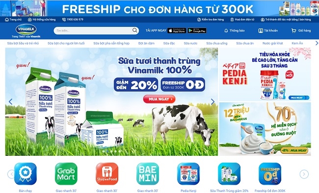 Vinamilk có 5 nhãn hiệu lọt top 10 thương hiệu sữa và sản phẩm từ sữa được chọn mua nhiều nhất 4