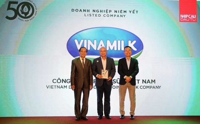 Vinamilk thuộc Top 50 doanh nghiệp phát triển bền vững tiêu biểu 2022