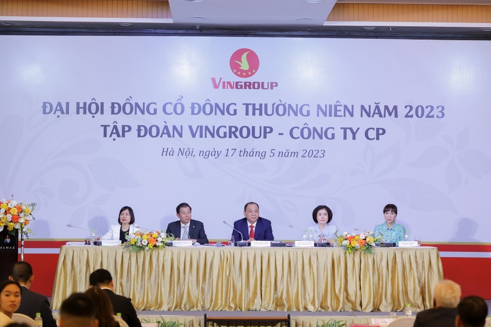 Đại hội cổ đông Vingroup. Ảnh: Vingroup.