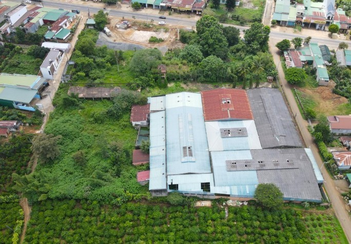 Khu đất dự án “Khu thưởng lãm và trưng bày sản phẩm cà phê Trung Nguyên Legend – Lộc An” bị đề nghị thu hồi. Ảnh: Người Lao động