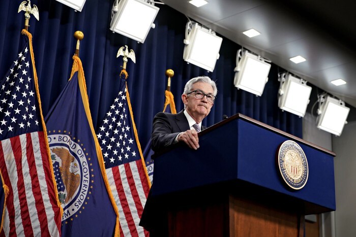 Chủ ịch Fed Jerome Powell. (Ảnh: Bloomberg).