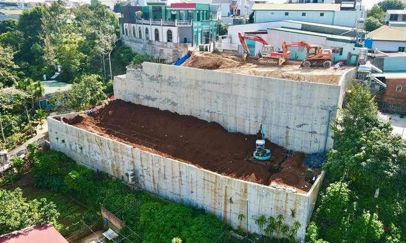 Taluy xây dựng không phép của ông Trần Vĩnh Hòa. Ảnh: Báo Xây dựng