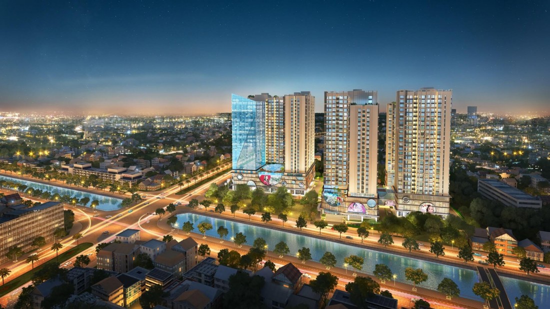 Phối cảnh dự án Hinode City 201 Minh Khai