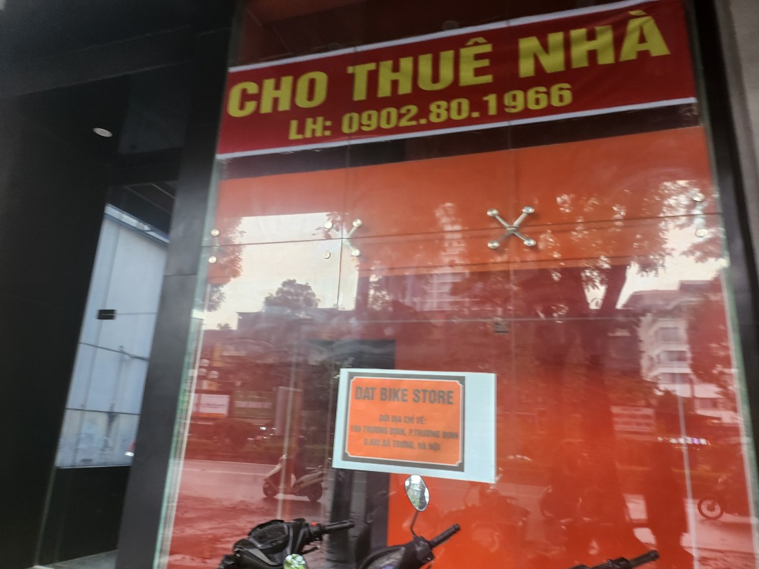 Mặt bằng cho thuê đầu năm 2024 trống vắng khách