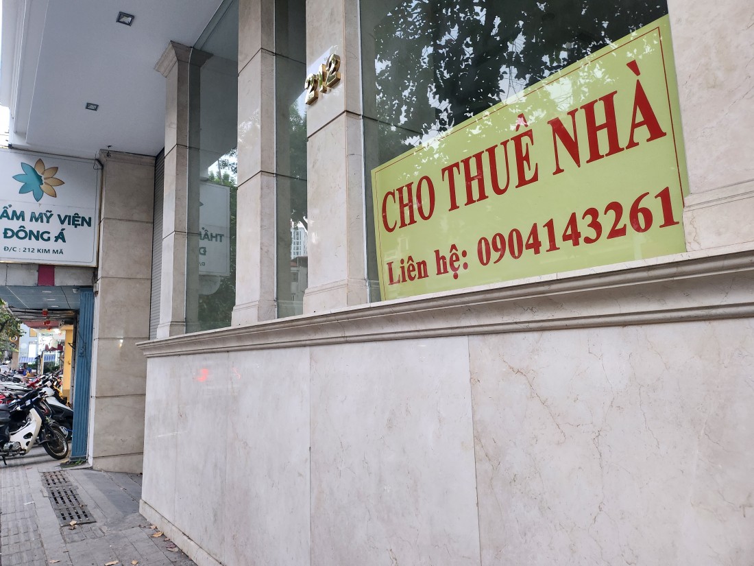 Mặt bằng cho thuê đầu năm 2024 trống vắng khách