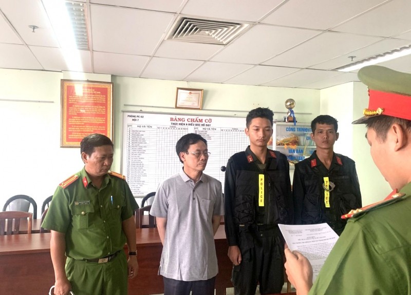Bị can Trần Kỳ Hình lúc bị khởi tố, bắt tạm giam.
