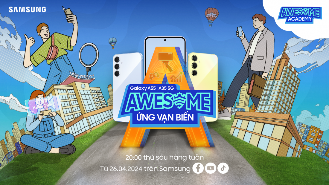 Awesome Academy 2024 song hành cùng người trẻ làm sáng tạo nội dung, thể thao điện tử