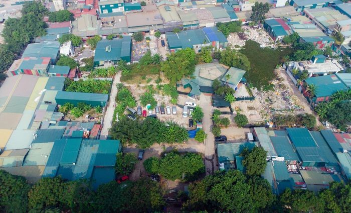 Khoảng 3,5ha Đầm Bông bị san lấp. Ảnh: Vietnamnet