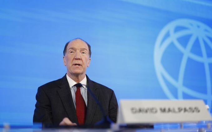 Chủ tịch Ngân hàng Thế giới (WB) David Malpass. Ảnh: Bloomberg