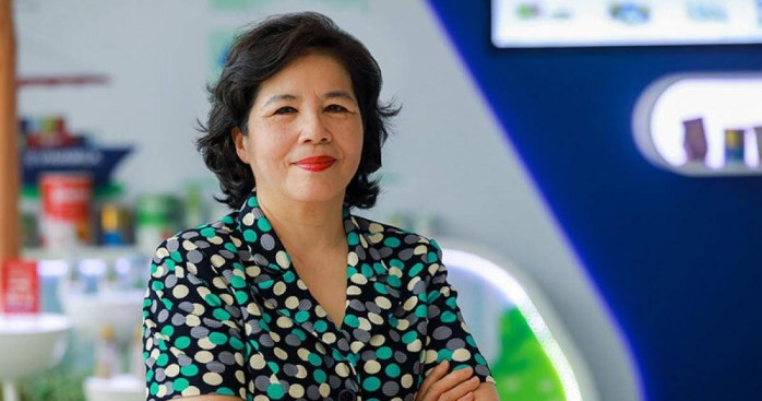 bà Mai Kiều Liên - thành viên Hội đồng quản trị kiêm Tổng Giám đốc Công ty Cổ phần Sữa Việt Nam