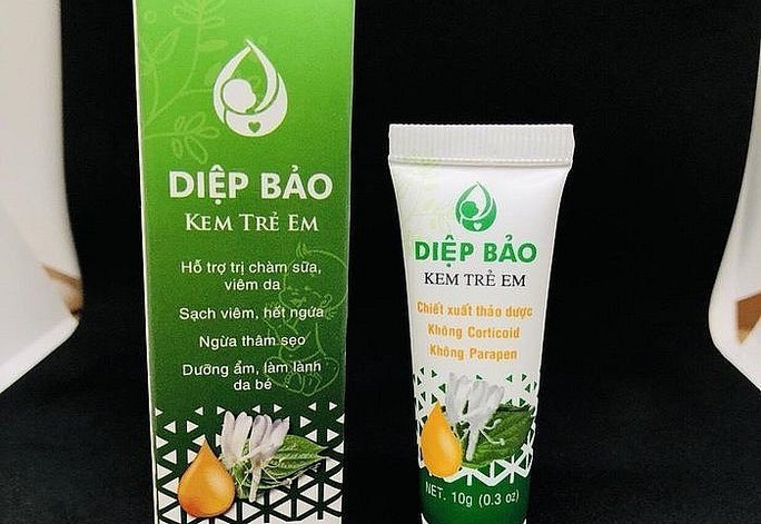 Sản phẩm kem Diệp Bảo bị Cơ quan Quản lý thực phẩm và dược phẩm Hoa Kỳ (FDA) thu hồi. 