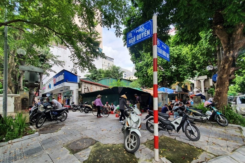 Khu đất 43F-47C phố Ngô Quyền TP Hà Nội. Ảnh: Đại Đoàn kết