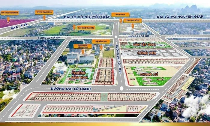 Nhiều mặt bằng thuộc địa bàn TP Thanh Hóa sẽ được đấu giá quyền sử dụng đất trong năm 2023. Ảnh: Tiền Phong