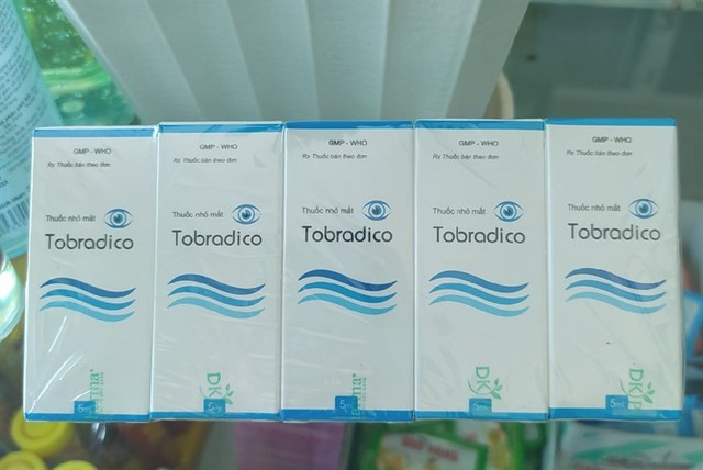 Thu hồi toàn quốc lô thuốc nhỏ mắt Tobradico. 