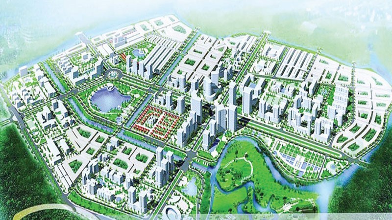 Khu đô thị Bắc Quán Hành tại thị trấn Quán Hành. 