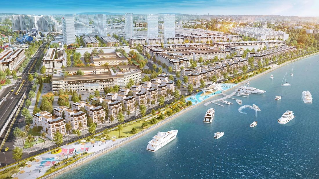 Phối cảnh phân khu toàn dự án.