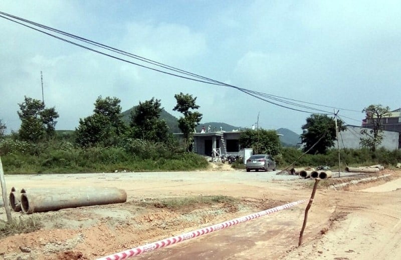 Công trình vi phạm được chụp tháng 7/2021. Ảnh: Báo Xây dựng